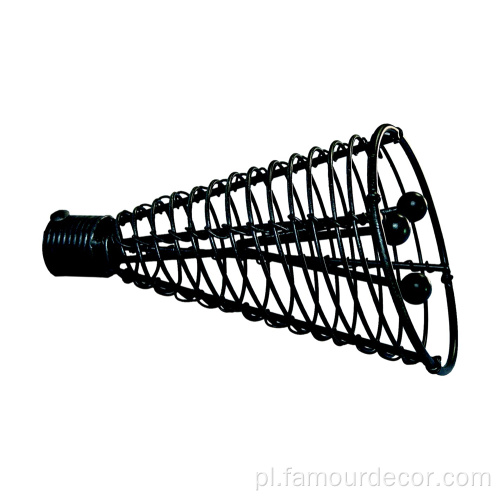 Drutna klatka klatki Black Curtain Rod hurtowa